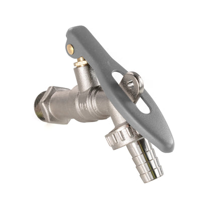 IBC Adapter 2" S60X6 to 1/2" BSP with Lever Tap, Hose Barb & Locking Handle
