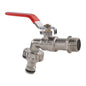 Outdoor Garden Tap 1/2" 3/4" BSP Brass Nickel Nylon Hose Connector Barb Options