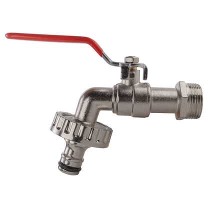 25mm MDPE Wall Flange Set Including Lever Tap with Quick-Connect Fitting