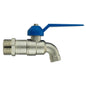 Outdoor Garden Tap 1/2" 3/4" BSP Brass Nickel Nylon Hose Connector Barb Options