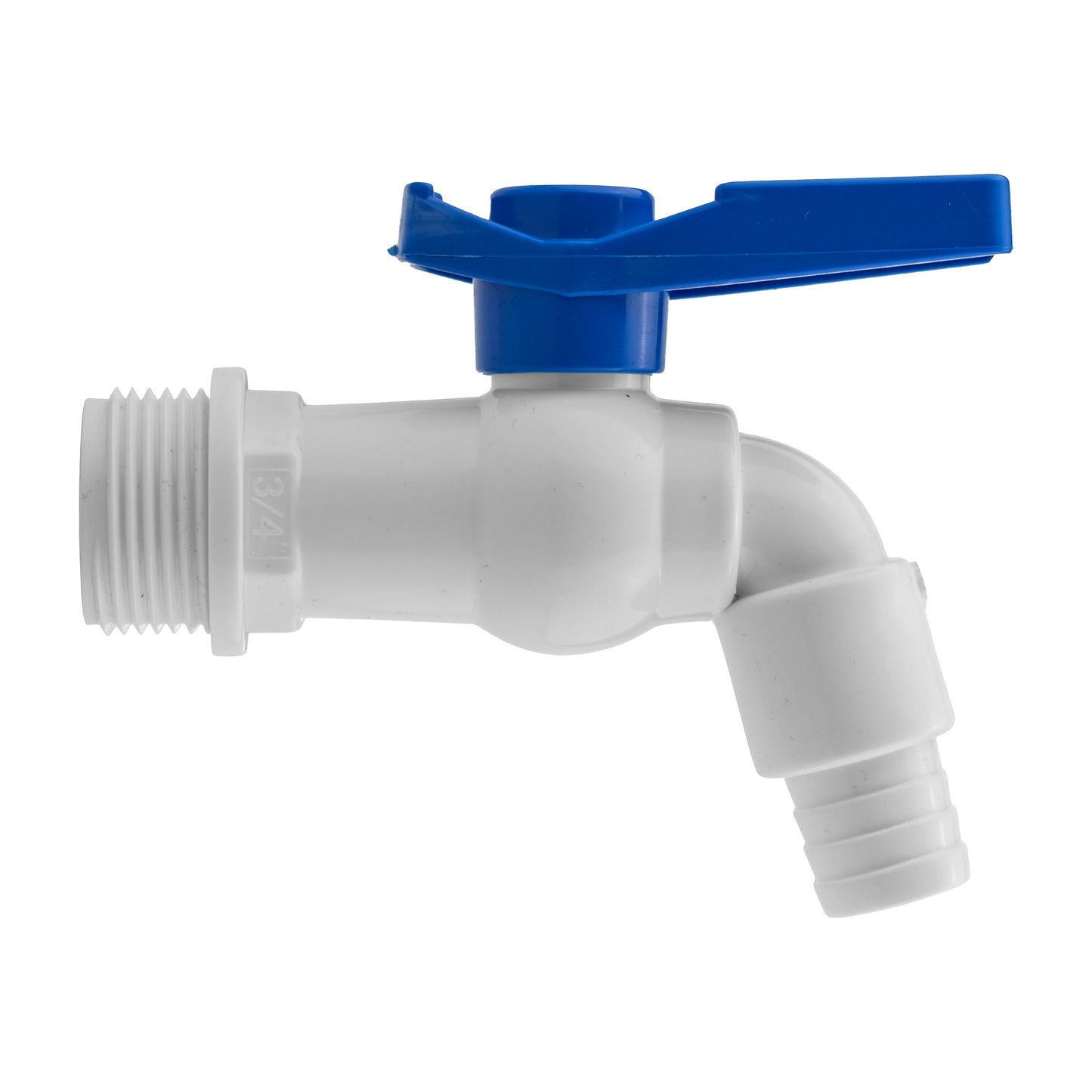 IBC 2" S60X6 Lid with White and Blue Plastic Valve