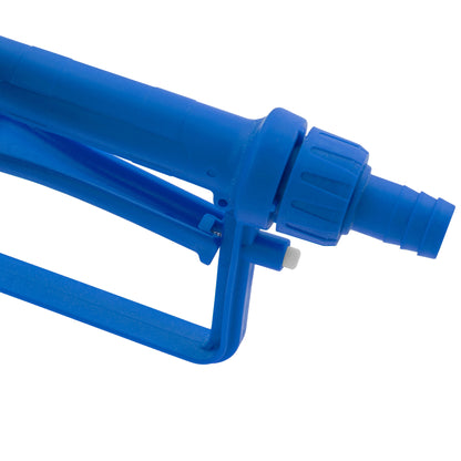 Blue 3/4" Barb Inlet Fuel Gun  – Metal Outlet
