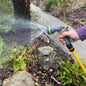 Lime Multi‑Pattern Adjustable Garden Hose Spray Gun