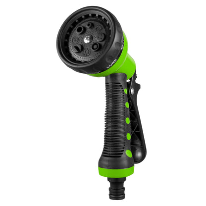 Cost Wise Hose Gun Water Sprayer with Adjustable 8-Pattern Nozzle, Green