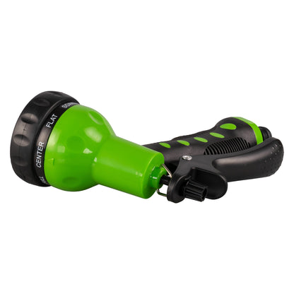Cost Wise Hose Gun Water Sprayer with Adjustable 8-Pattern Nozzle, Green