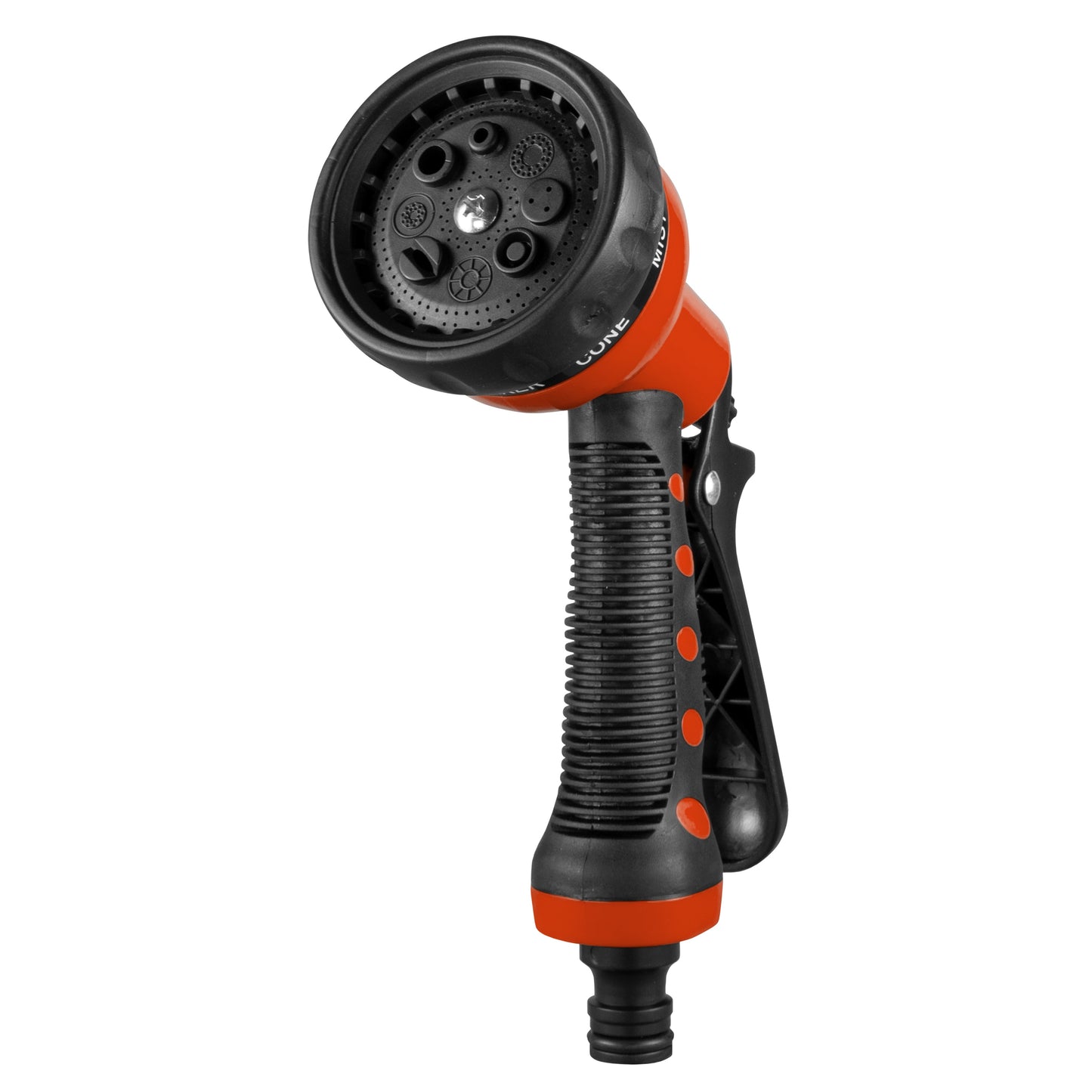 Cost Wise Hose Gun Water Sprayer with Adjustable 8-Pattern Nozzle, Orange