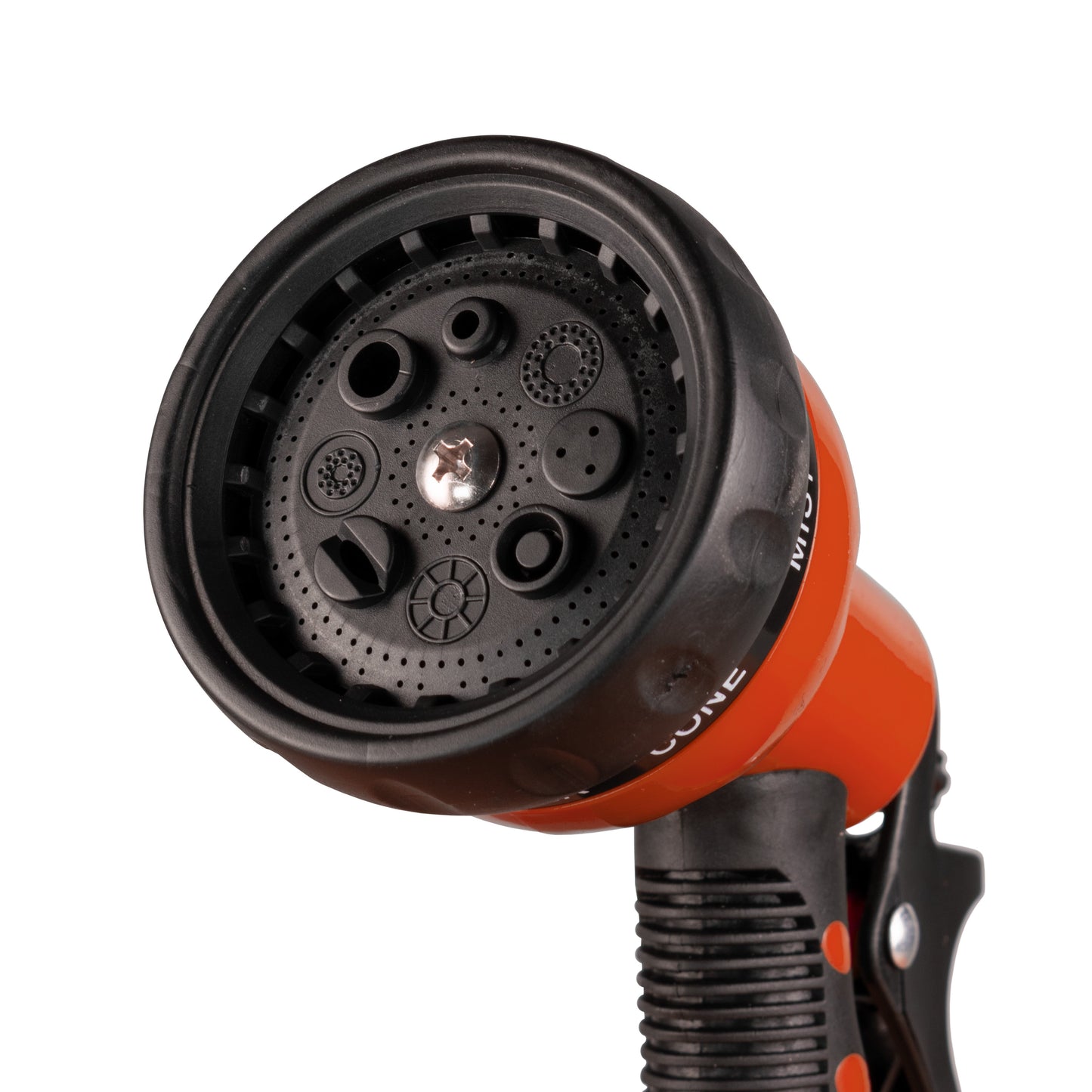 Cost Wise Hose Gun Water Sprayer with Adjustable 8-Pattern Nozzle, Orange