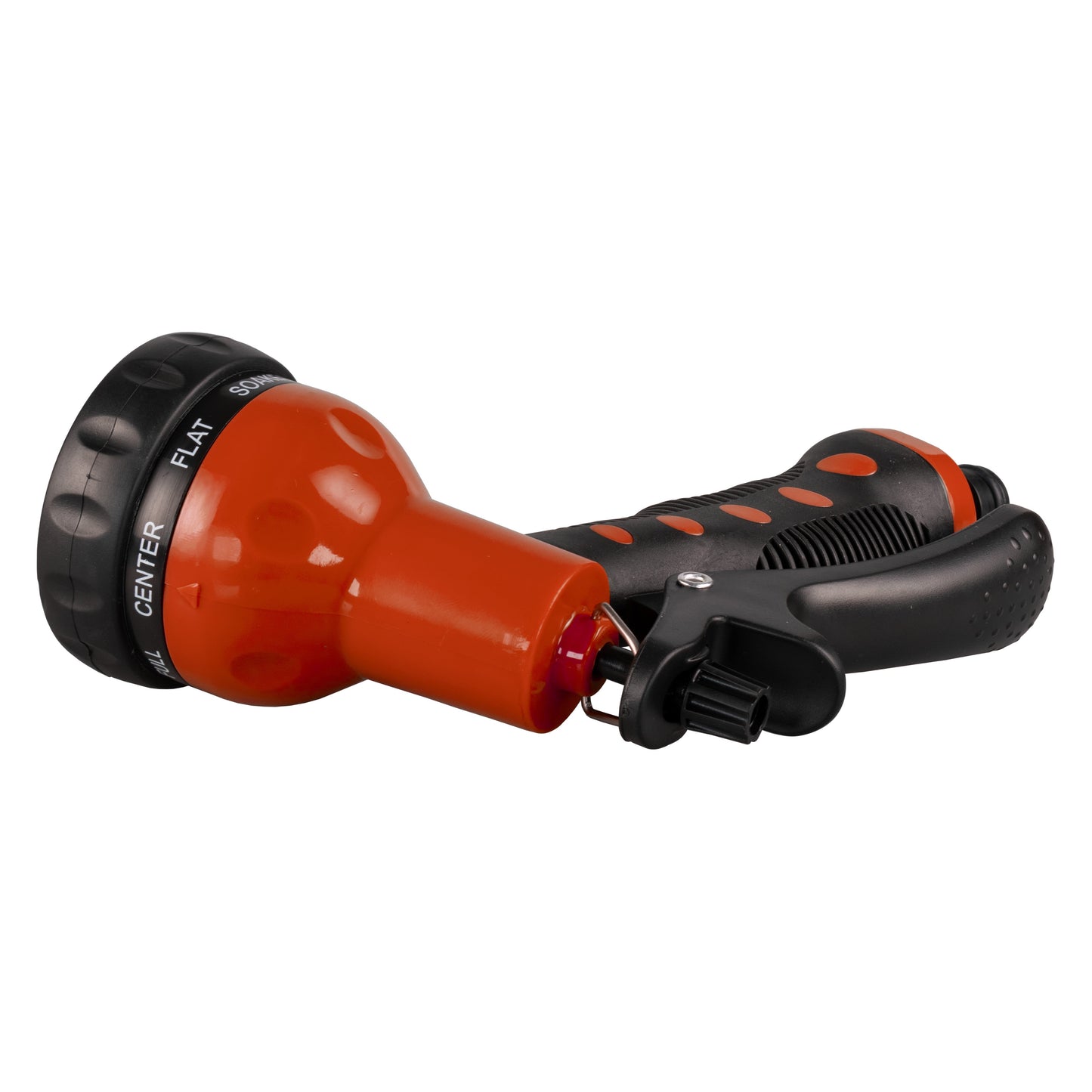 Cost Wise Hose Gun Water Sprayer with Adjustable 8-Pattern Nozzle, Orange