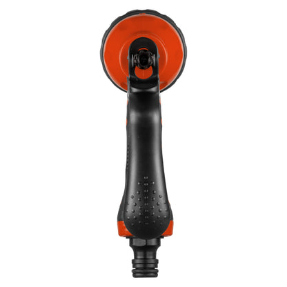 Cost Wise Hose Gun Water Sprayer with Adjustable 8-Pattern Nozzle, Orange