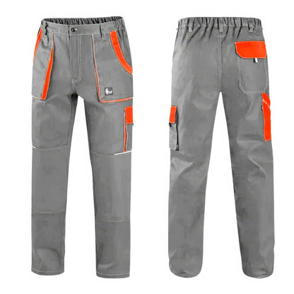 CXS LUXY Work Trousers JOSEF Mens Cotton Cargo Workwear Pants Reinforced Knees