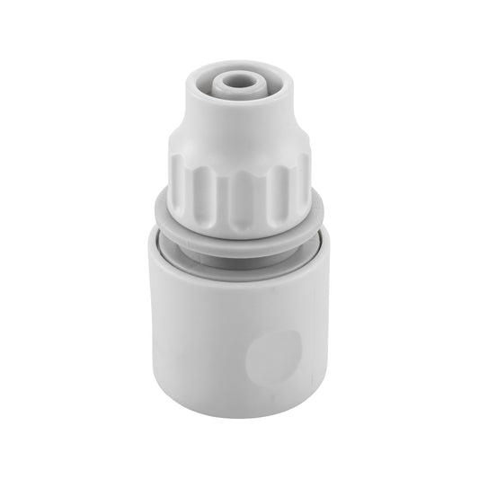 10mm Hose End Connector – Female Fitting, White/Grey