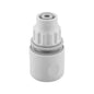 10mm Hose End Connector – Female Fitting, White/Grey