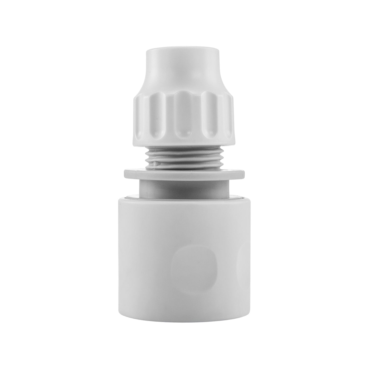 10mm Hose End Connector – Female Fitting, White/Grey