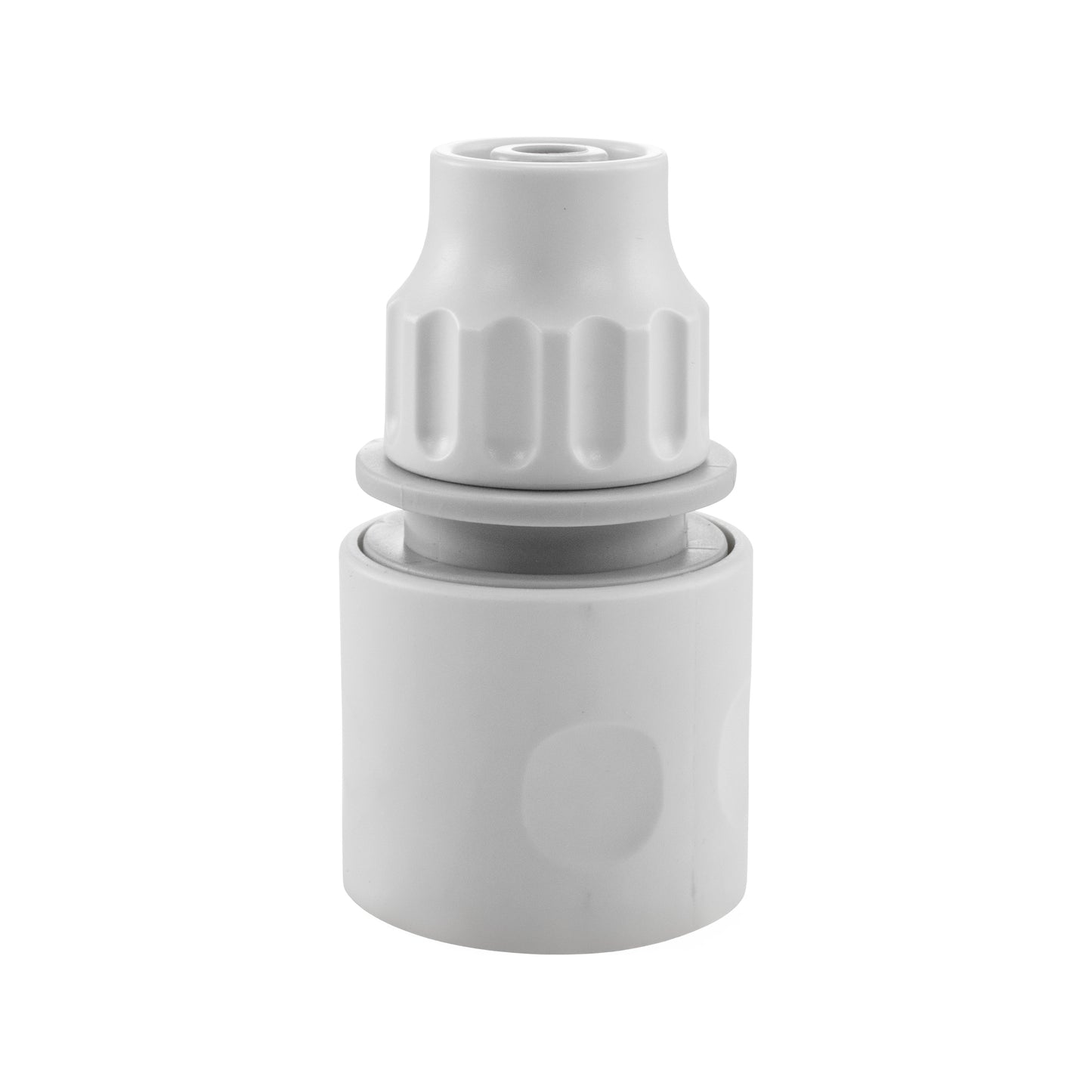 10mm Hose End Connector – Female Fitting, White/Grey