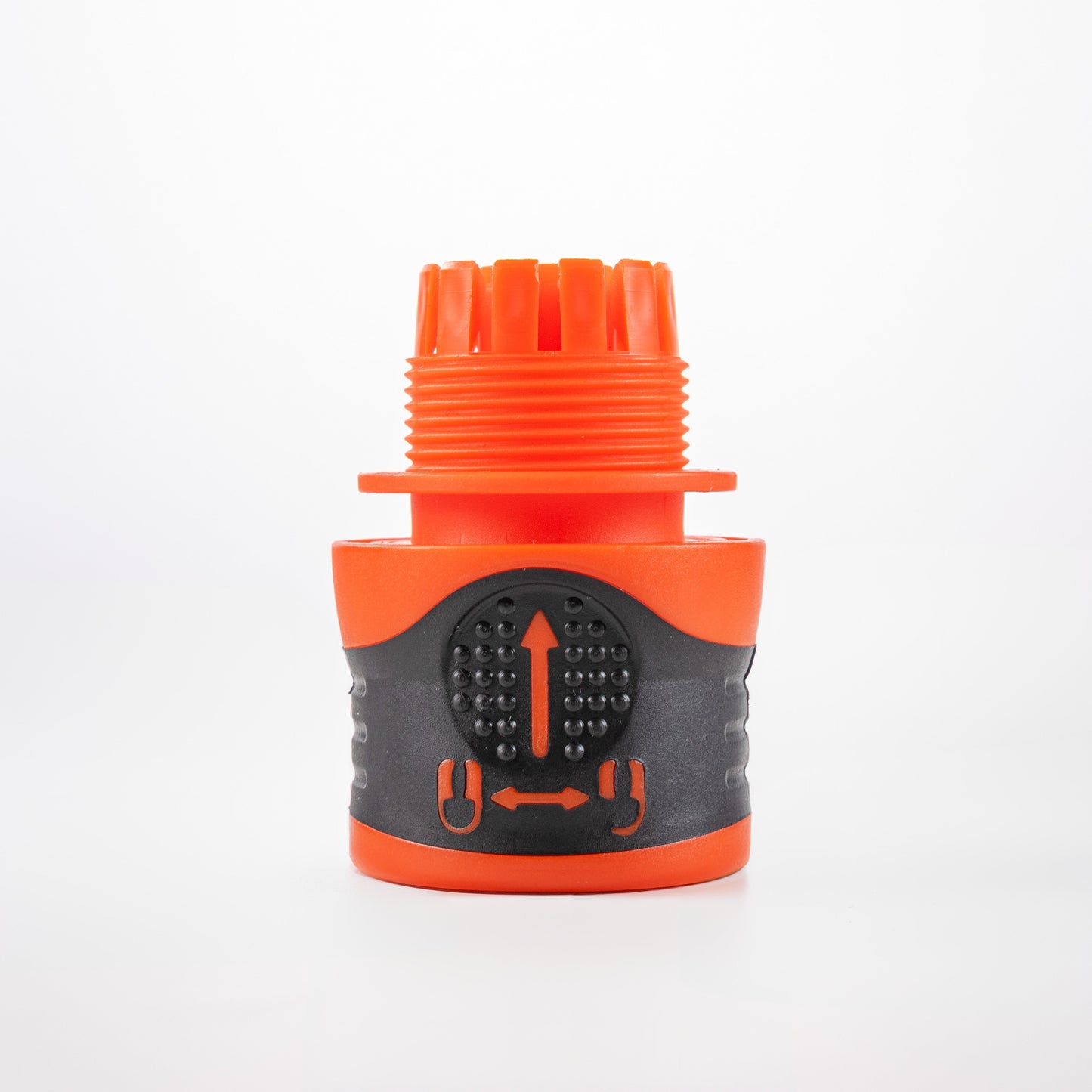 High-Quality Green Garden Hose with Orange Locking Connectors