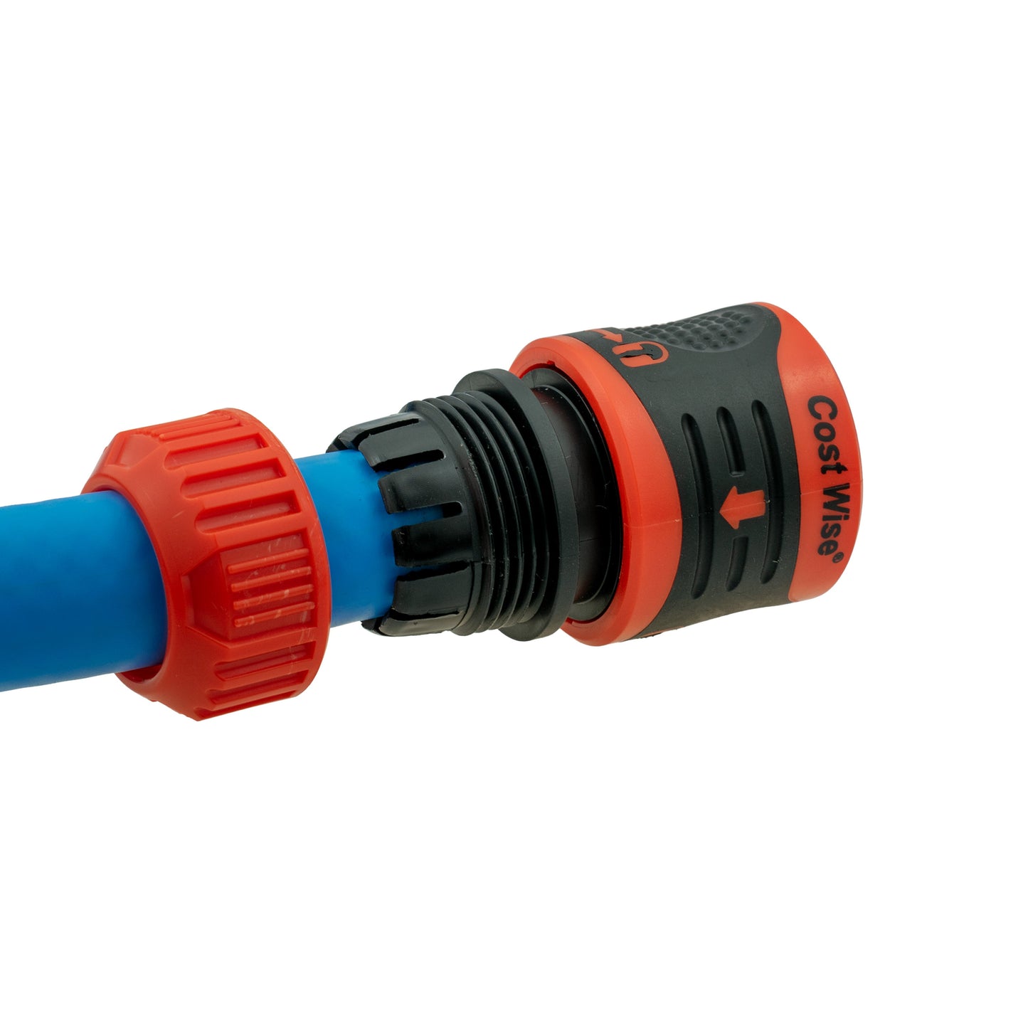 1/2’’ Click &  Lock Cost Wise Hose Connector Orange