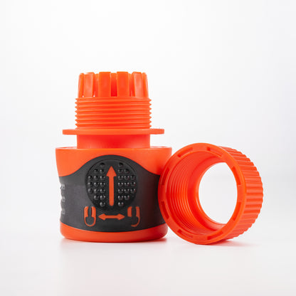 High-Quality Yellow Garden Hose with Orange Locking Connectors