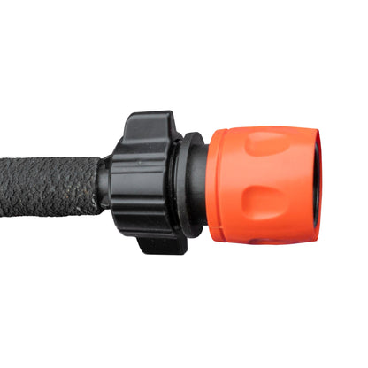 IBC 2” S60X6 Lid with BSPF Thread – Snap-On Male Valve and 16mm Hose Barb Connector Set