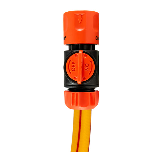Cost Wise Garden Hose Fitting with On/Off Valve