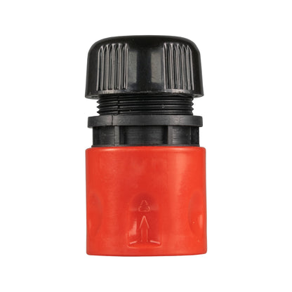 Complete Hose Coupling Set with Nozzle – Red/Black Finish