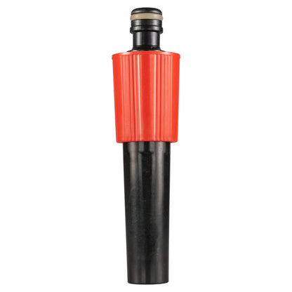 Complete Hose Coupling Set with Nozzle – Red/Black Finish