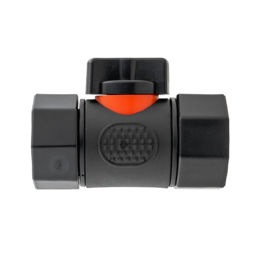 Black 3/4" BSP Female In-Line Soft Touch Valve