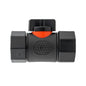 Black 3/4" BSP Female In-Line Soft Touch Valve
