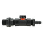 Water Butt Connector 3/4" BSP with In-Line BSPF Valve and 16mm Barbed Connector