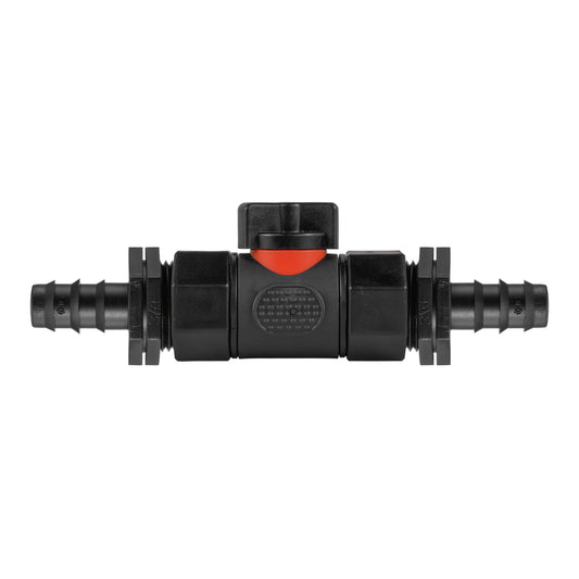 In-Line BSP Female Valve with Dual 16mm Barbed Pipe Joiners