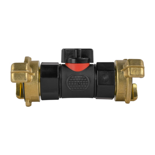 BSPF In-Line Valve with 2 x Geka Style Couplings