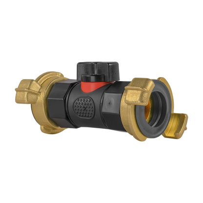 BSPF In-Line Valve with 2 x Geka Style Couplings