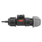 4mm Micro Barb Connector with Integrated BSPM Valve and 20mm MDPE Straight Fitting