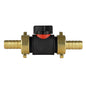 BSPM In-Line Valve with Twin 13mm Brass Hose Tail Fittings