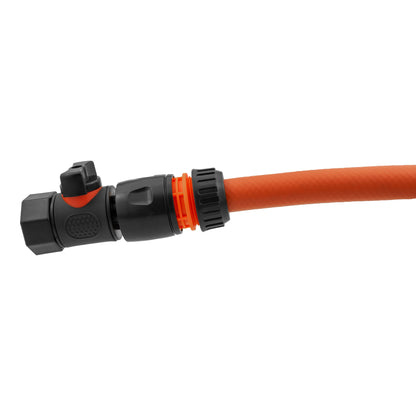 3/4" BSPF Quick-Lock Valve with Black Hose Fitting Connector