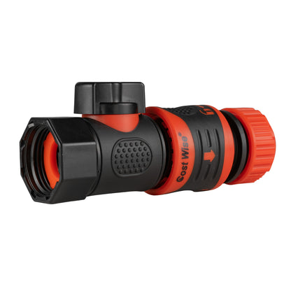 Quick-Connect Valve with Locking Hose Connector – 3/4" BSPF Thread