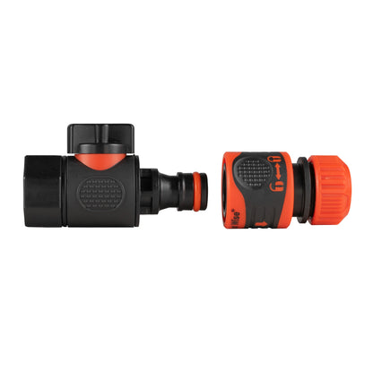 Quick-Connect Valve with Locking Hose Connector – 3/4" BSPF Thread