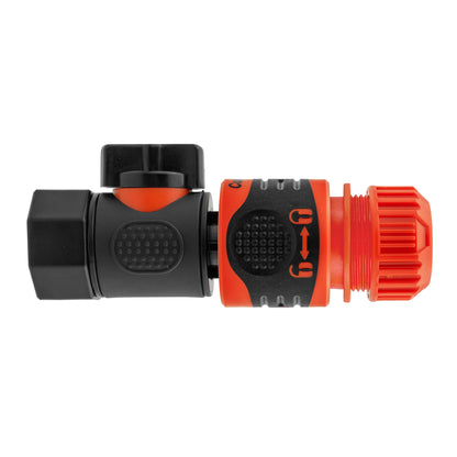 Quick-Connect Valve with Locking Hose Connector – 3/4" BSPF Thread