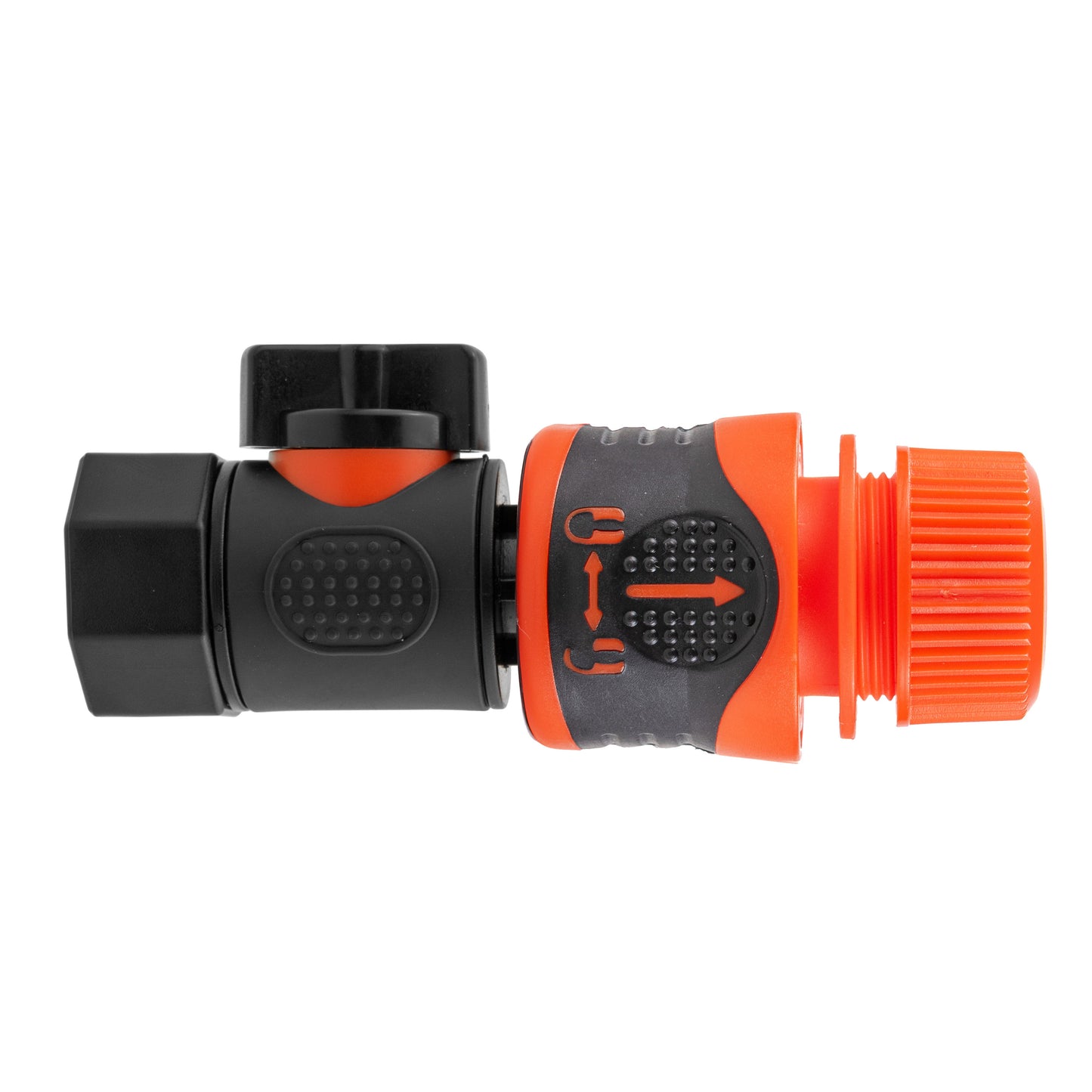 Quick-Connect Valve with Locking Hose Connector – 3/4" BSPF Thread