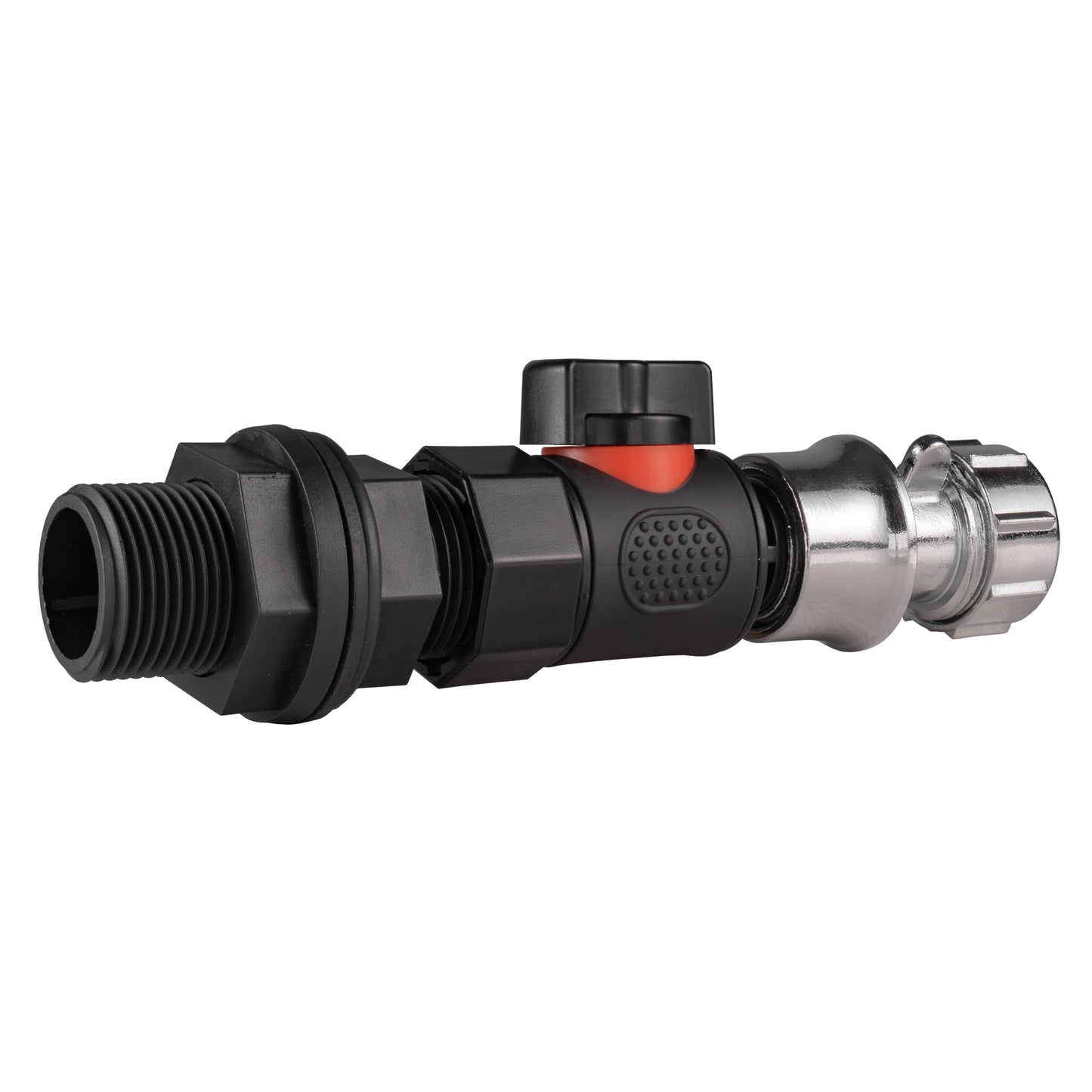Zinc Hose Connector & Quick Connect Valve for Water Butt – 3/4" BSP to BSPF