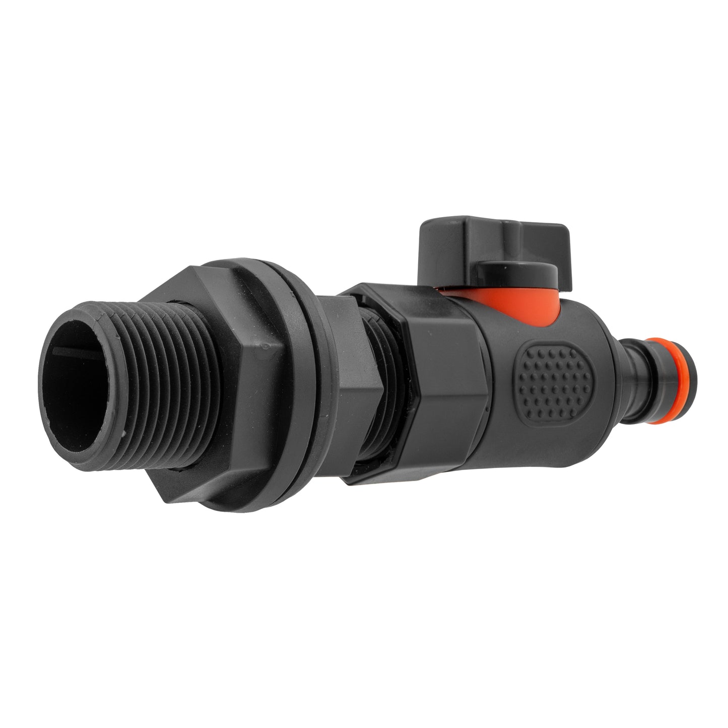 3/4" BSP Water Butt Adapter with Female Thread and Quick-Connect Male Valve