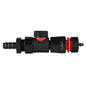 16mm Barb Joiner with BSPF Quick Connect Valve & 4mm Micro Barb Hose Connector