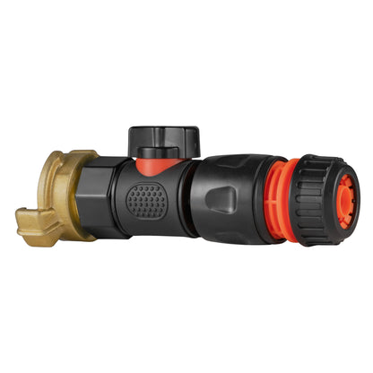 Geka-Type Connector with BSPF Quick Connect Valve & Black Hose Connector