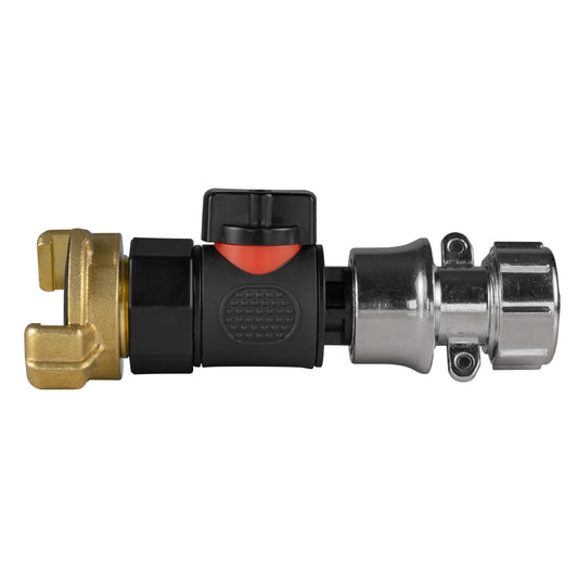 Geka-Style Coupling with BSPF Quick Connect Valve & Zinc Hose Connector