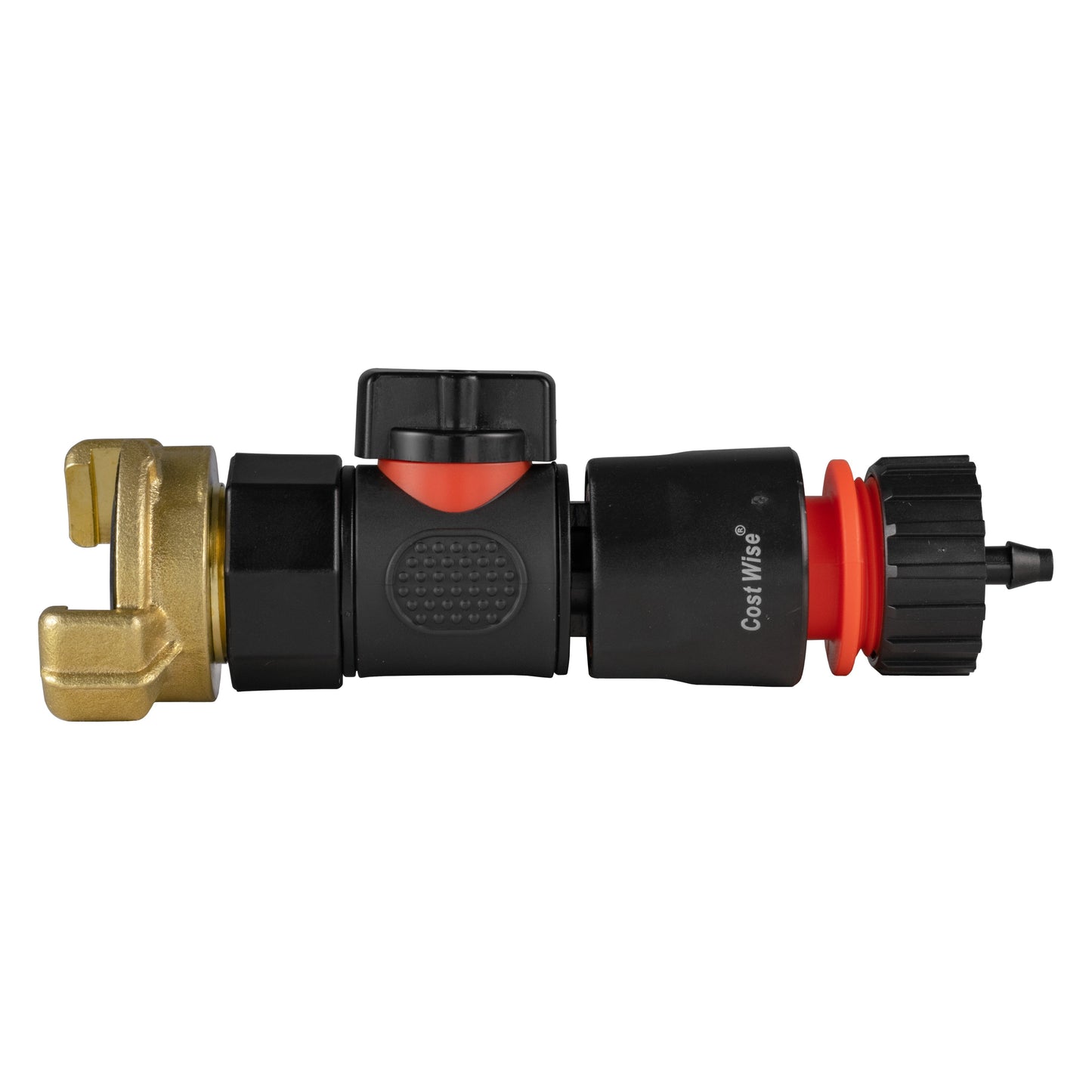 Geka-Type Connector with BSPF Quick-Connect Valve & 4mm Barb Hose Adapter