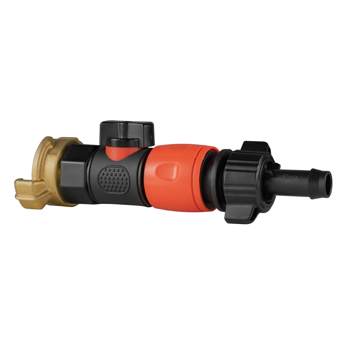 Geka-Type Connector with BSPF Quick Connect Valve & 16mm Barb Hose Connector
