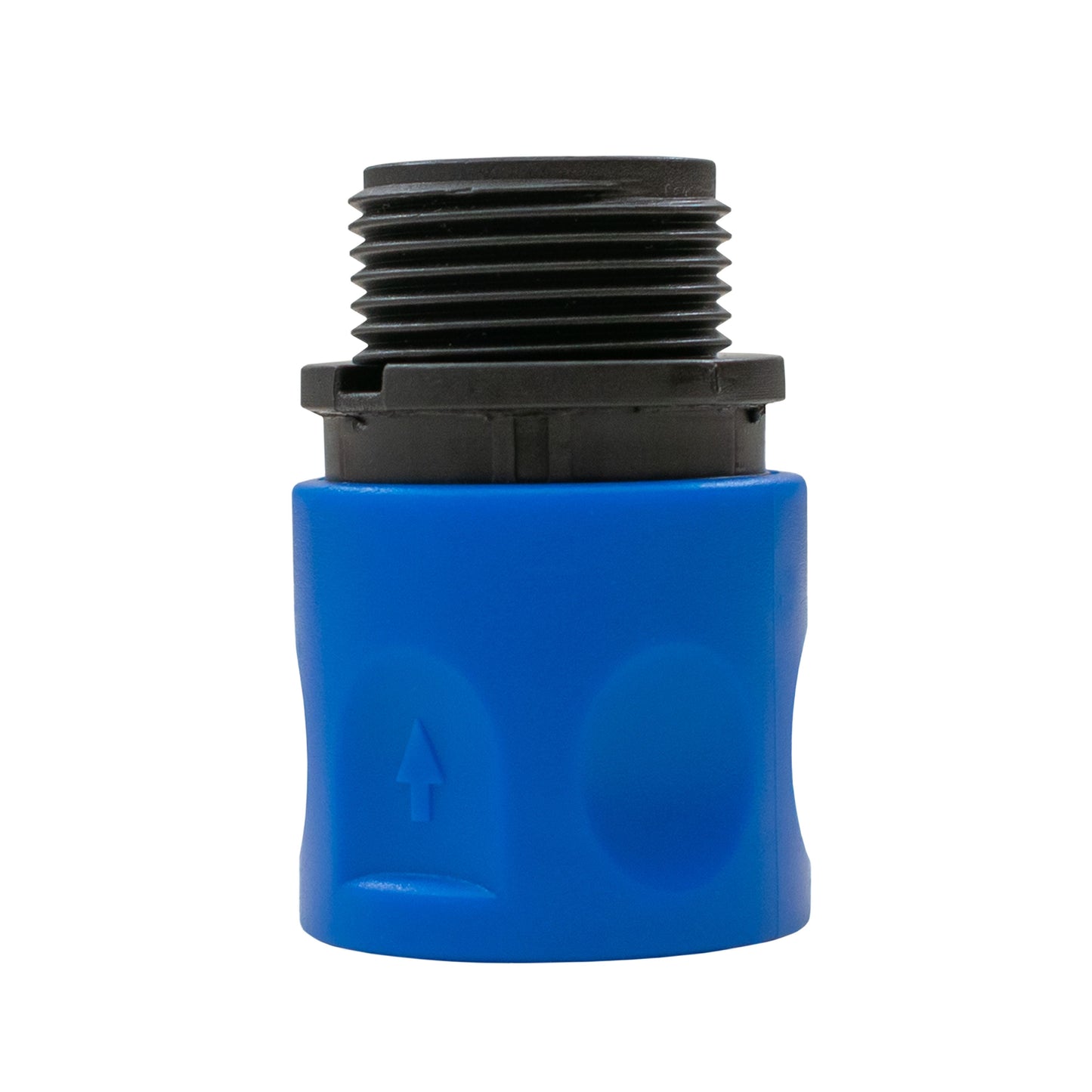 Blue Hose Connector Set with BSPF Quick-Connect Valve and ¾" BSPF Hose Adapter