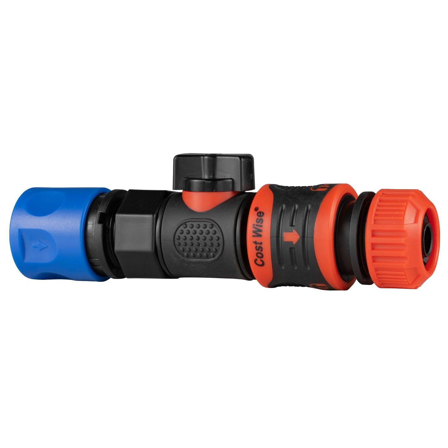 Blue Hose Adapter with BSPF Quick Connect Valve & Locking Connector