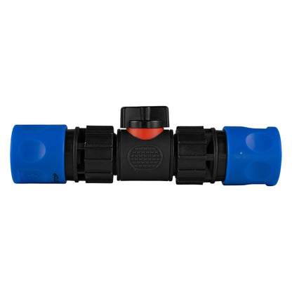 In-Line BSPM Valve with Dual Blue Hose Click Connectors