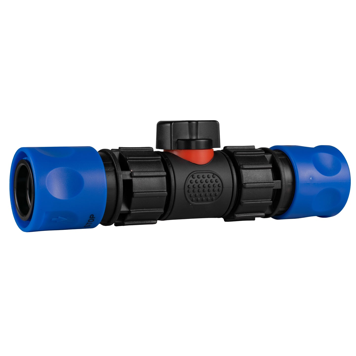 In-Line BSPM Valve with Dual Blue Hose Click Connectors