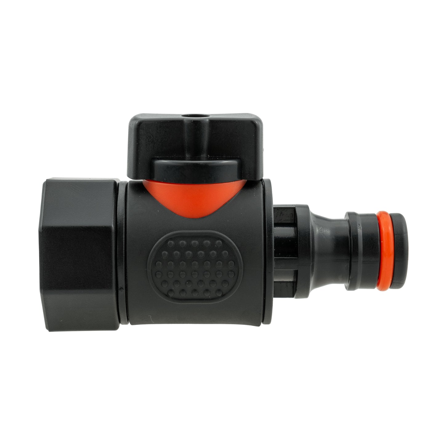 IBC 2” S60X6 Cap with BSPF Thread, Quick-Connect Male Valve and ¾” BSPM Hose Fitting